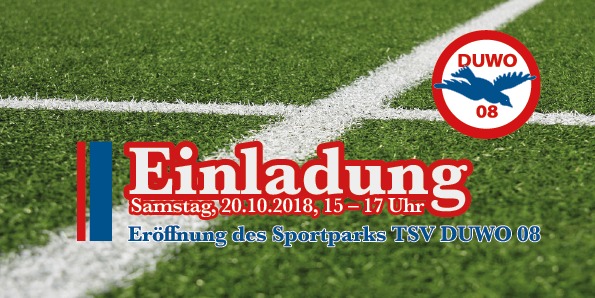 Sportpark Eröffnung am 20.10.18