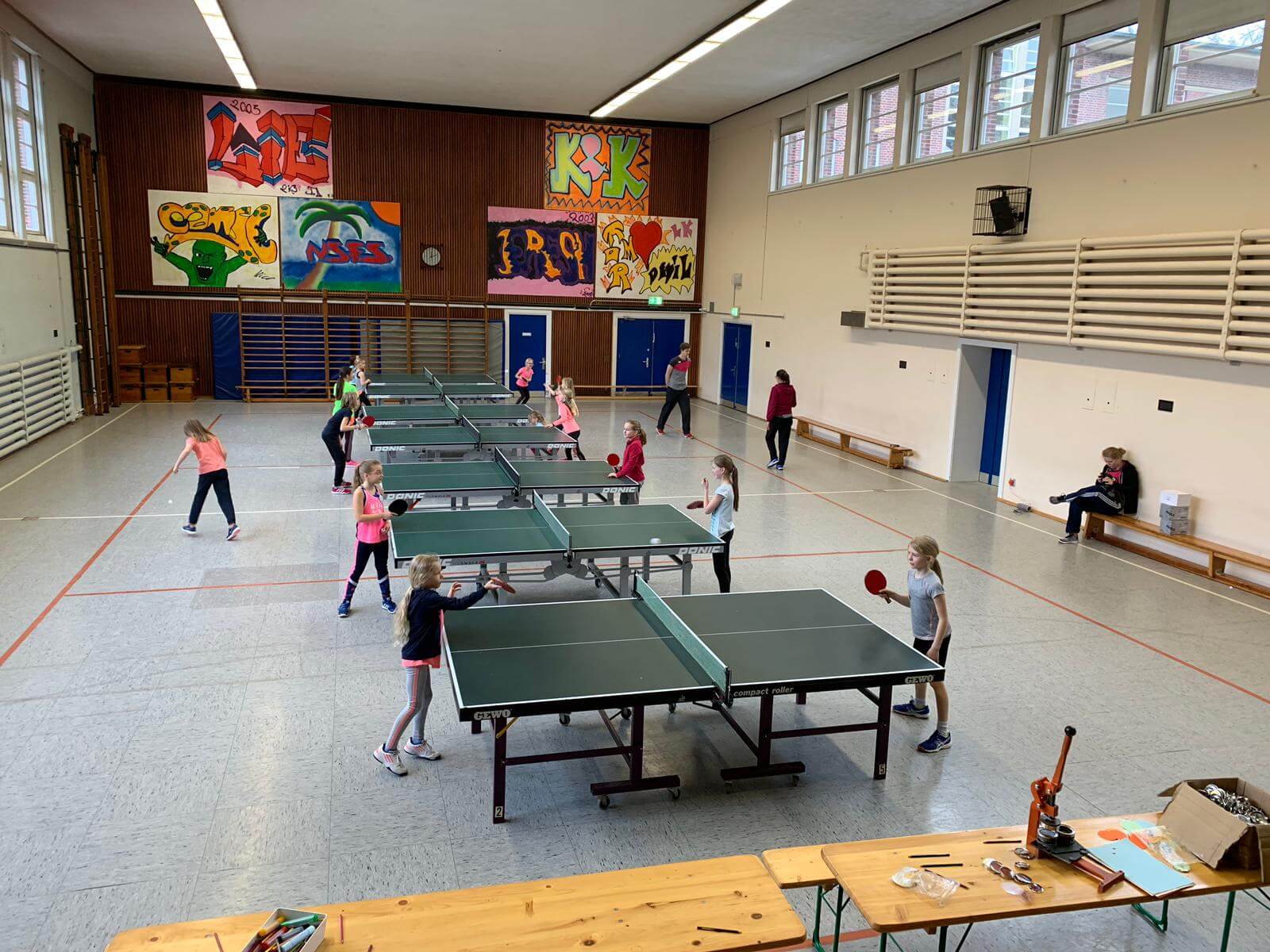 Girls Day in Ohlstedt: 15 Mädchen entdecken den Tischtennissport