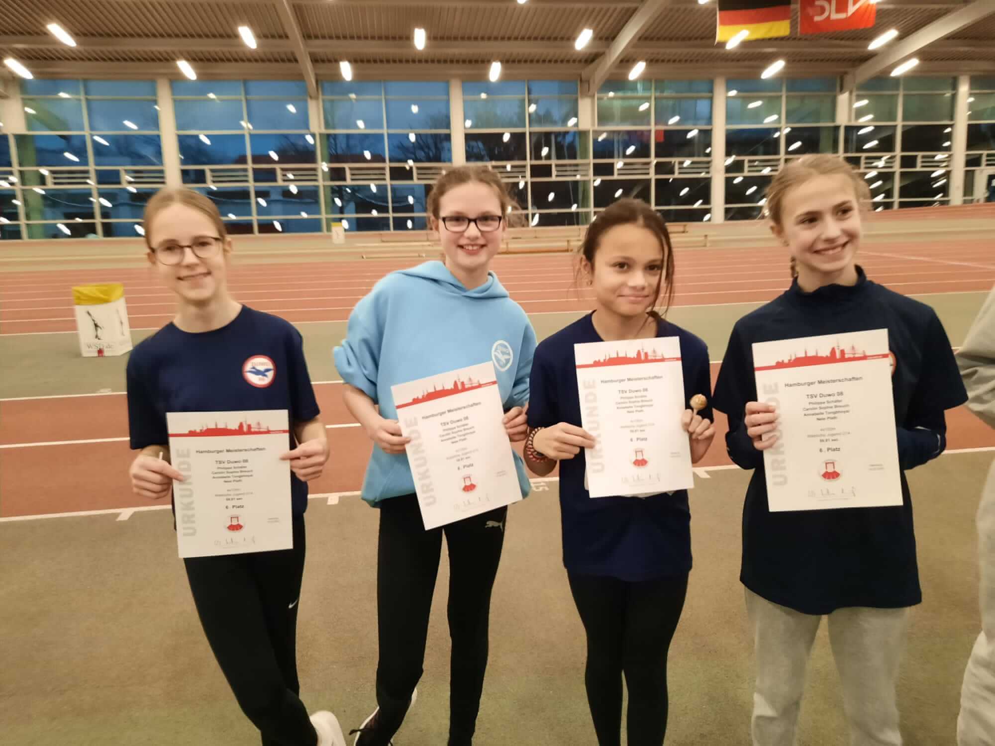 Leichtathletik: Zwei Bronzemedaillen und weitere gute Platzierungen für DUWO bei den Hallen-Landesmeisterschaften am 18.02.2023