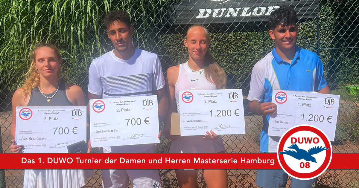 Rückblick auf das 1. DUWO Masterserie-Turnier beim TSV DUWO 08